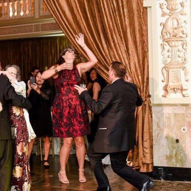 How it started at the Youngblood's wedding on August 26, 2017.