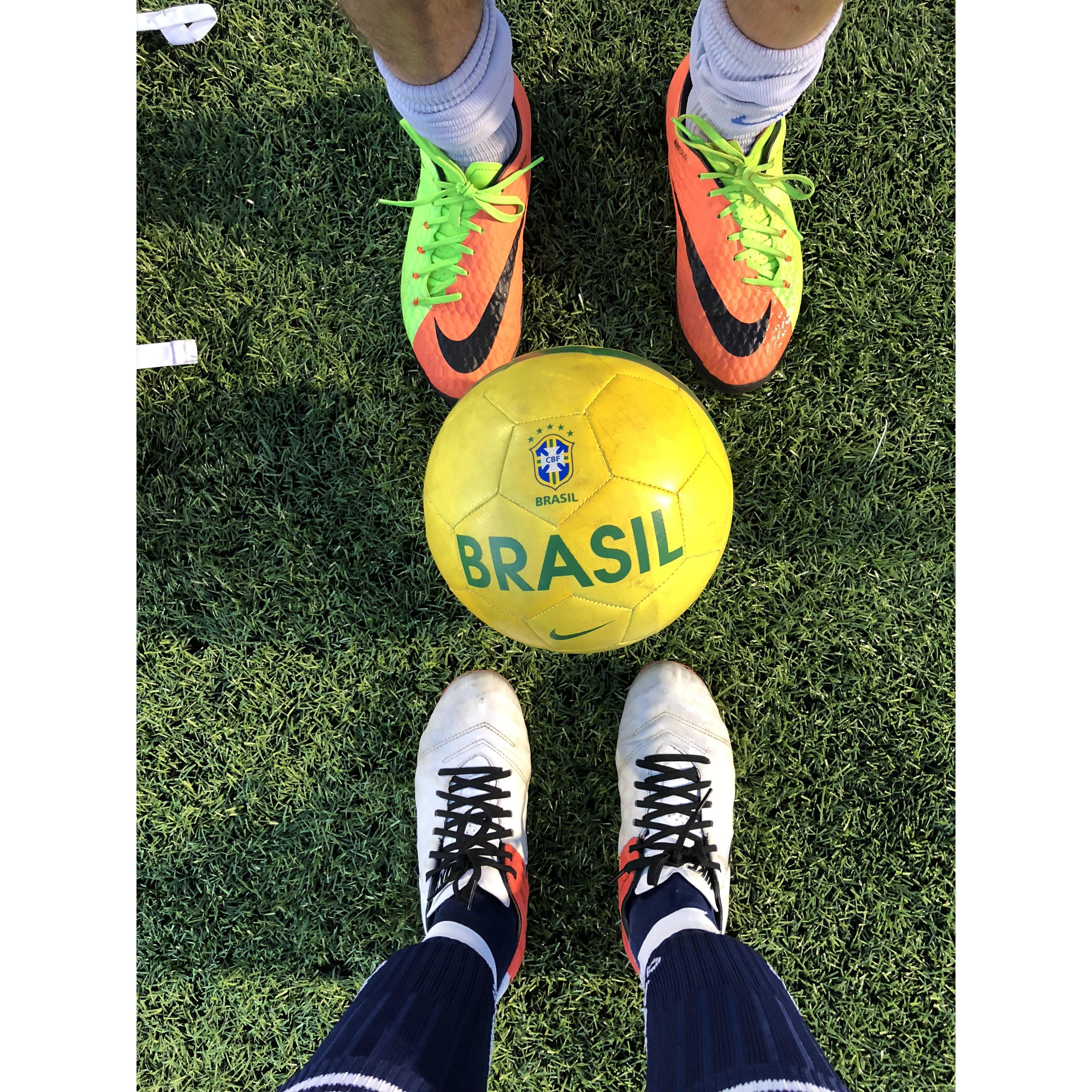 Soccer is what brought them together.