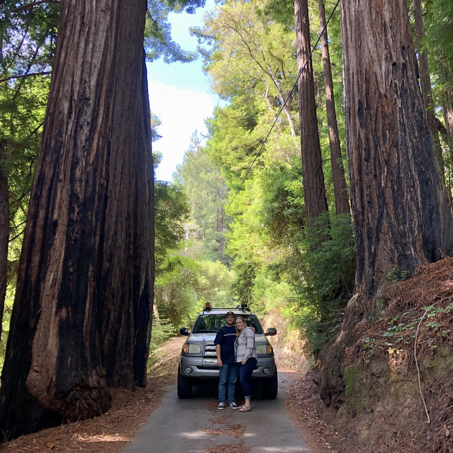 James' & Caitlin's first trip together to Santa Cruz where James met her parents