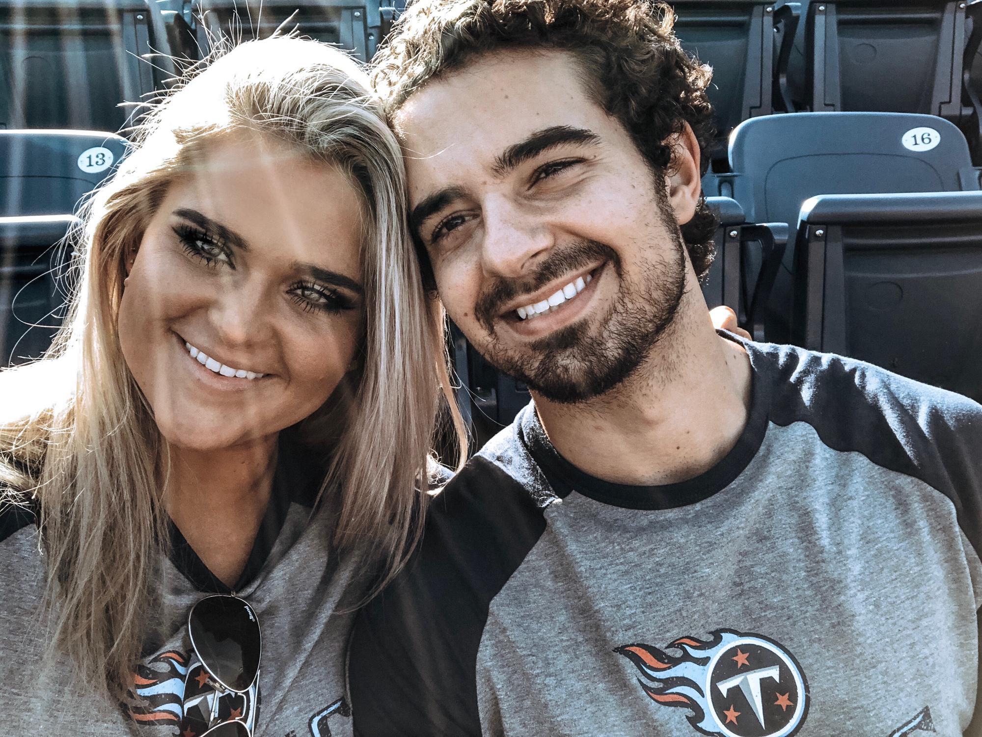 Ashley gifted Brett Titan’s tickets in 2019 for his college graduation!