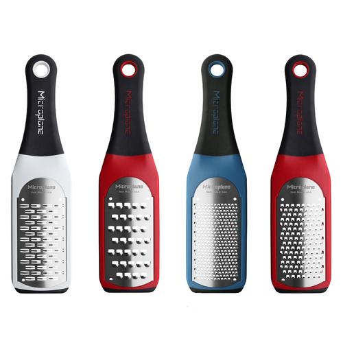 Microplane Red White and Blue Artisan Grater Set