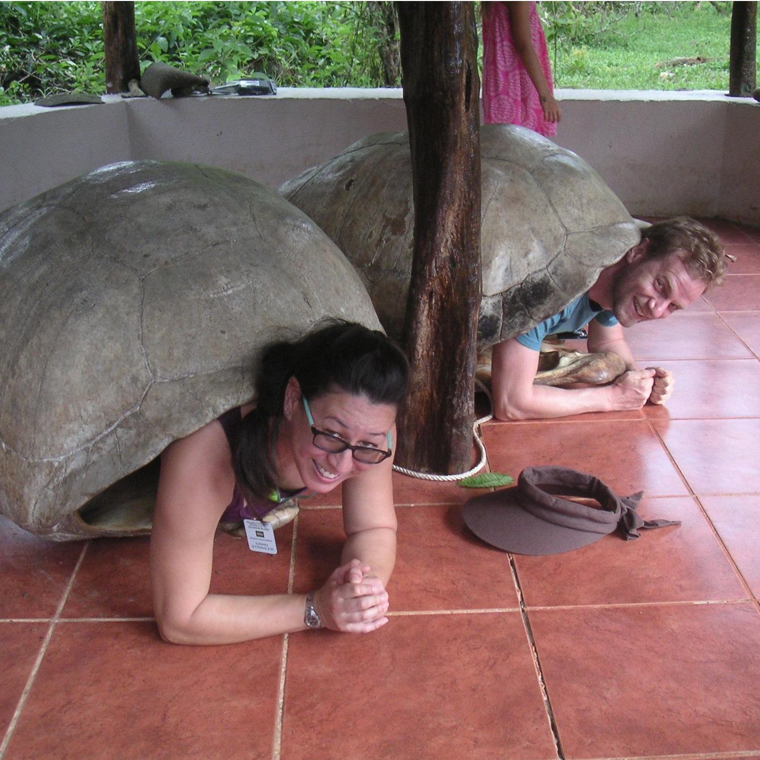 We help each other out of our shells.