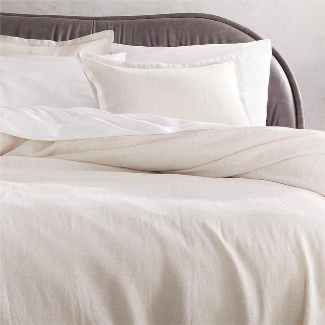 Linen Flax Full/Queen Duvet Cover