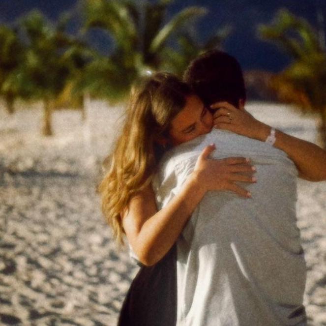 right after we got engaged