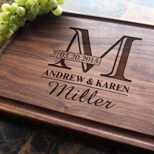 Personalized, Engraved Cutting Board with...