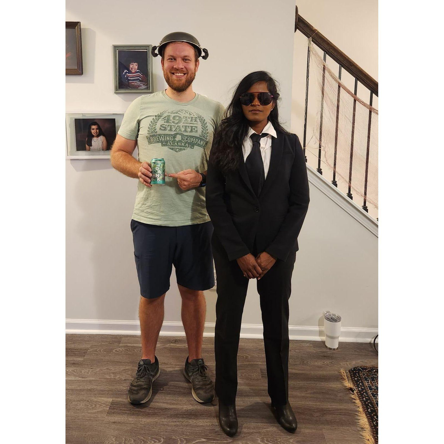 Pod head and his bodyguard