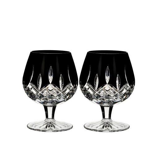 Waterford Lismore Black Brandy- Set/2