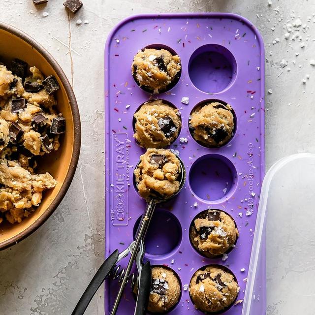 Souper Cubes Cookie Dough Tray with Lid, Set of 2