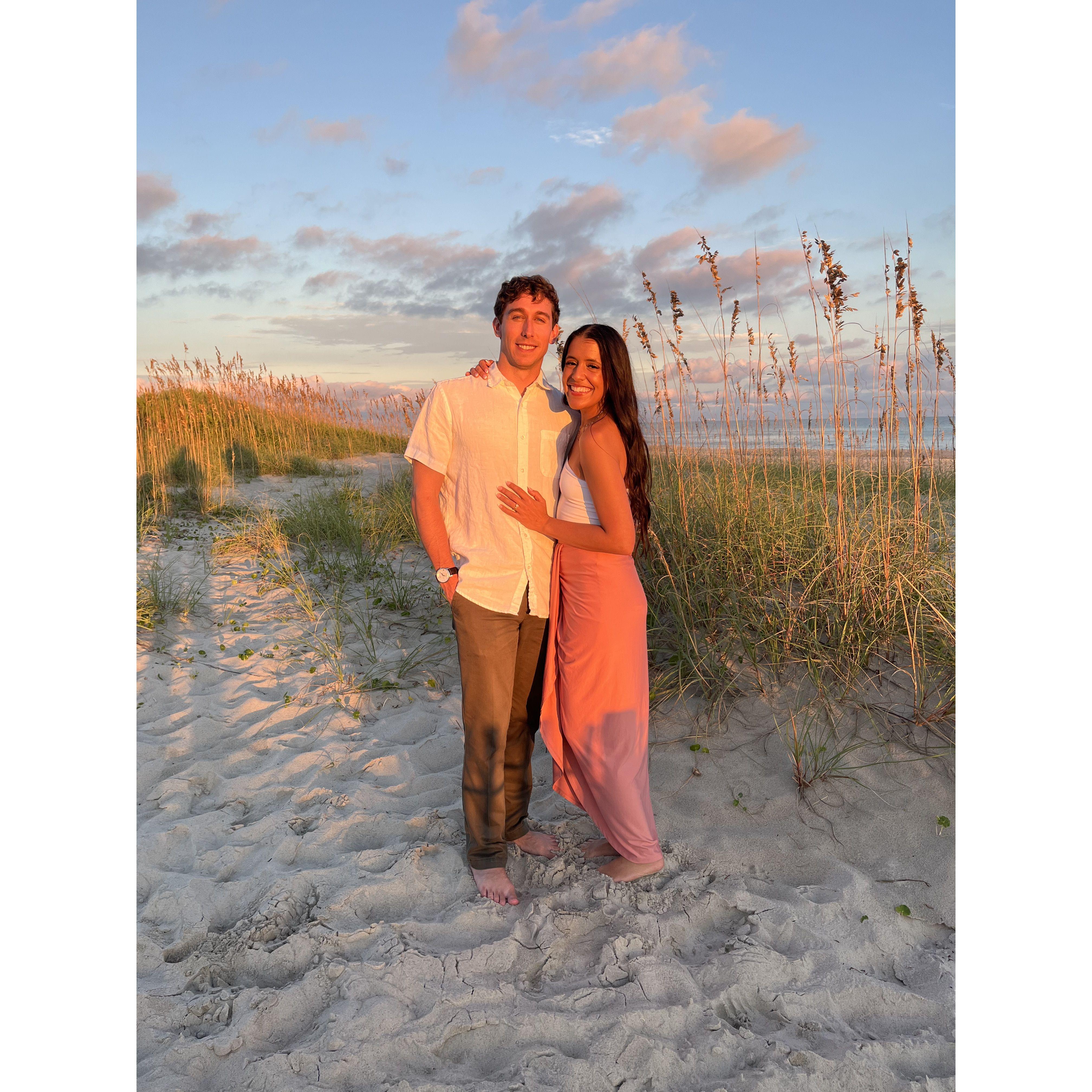 this was taken when we went to atlantic beach for our "mini-moon"!