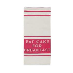 kate spade new york "Eat Cake for Breakfast" Kitchen Towel in Pink