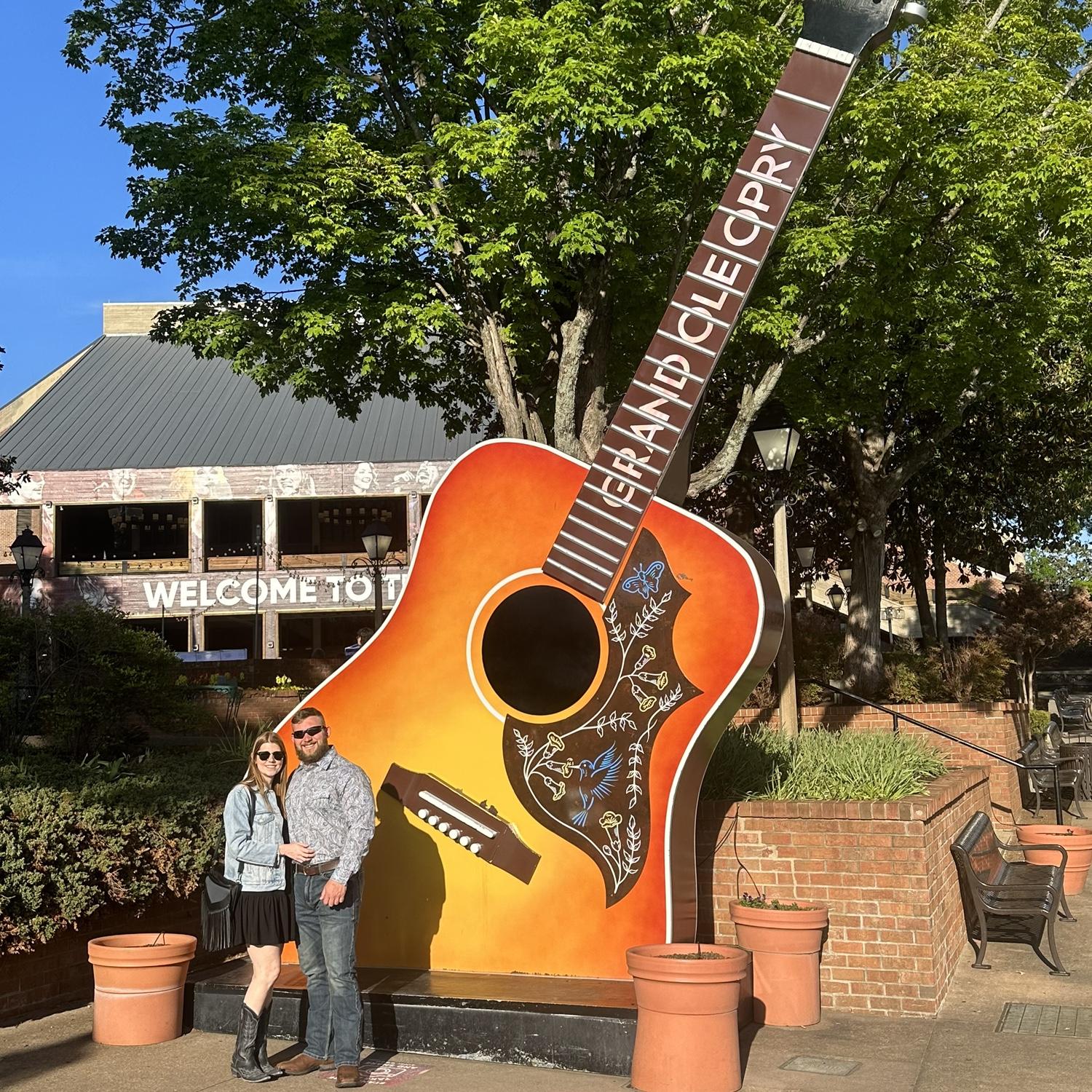 Our first trip to Nashville, and our first trip with Kyle's parents. April 25, 2023.