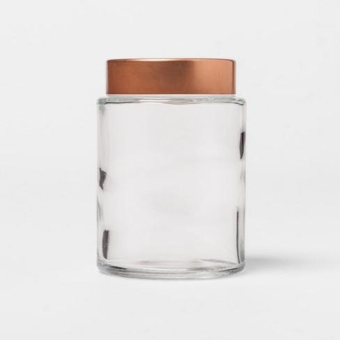 Round Glass Spice Jar with Copper Metal Lid - Threshold™
