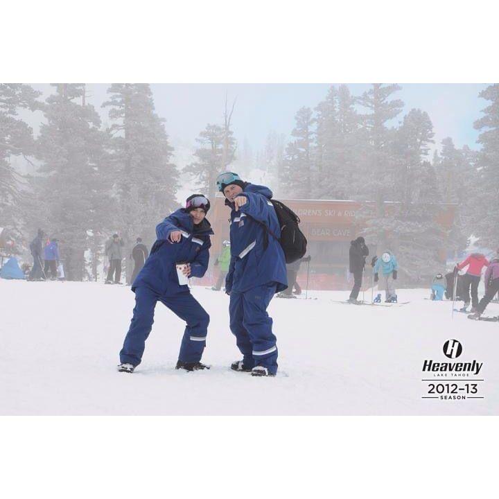 Aliesa & Jared working together at Heavenly Ski Resort - 2013