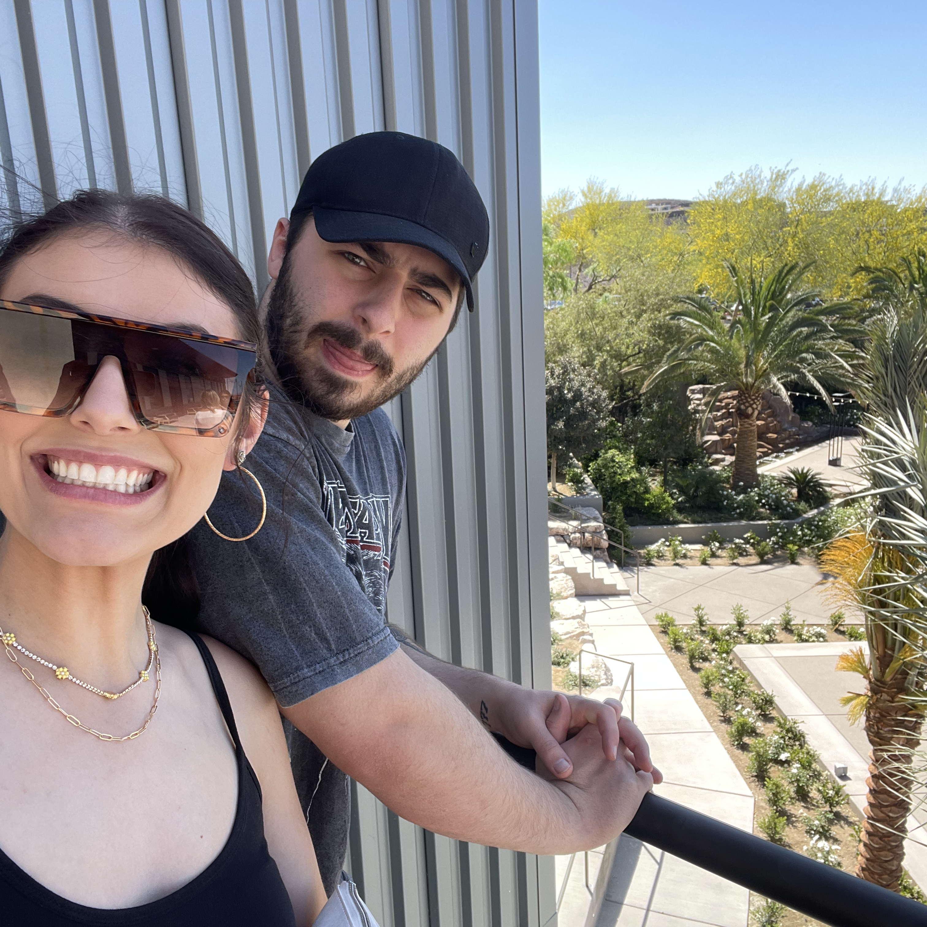 at our wedding venue