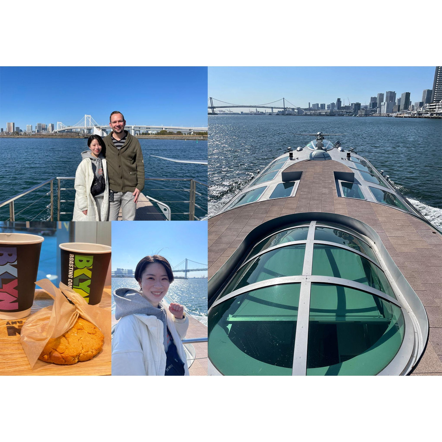 First date to Odaiba on a river cruise