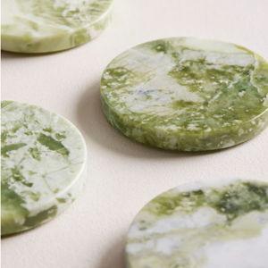 Hanson Coaster, Apple Jade, Set of Four - Soho Home