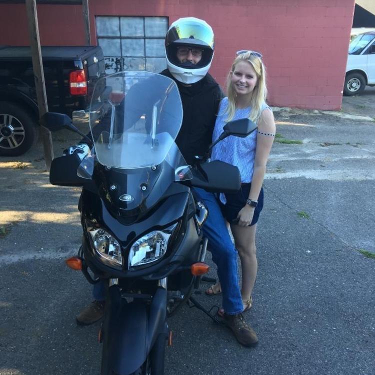 When Lucas bought his motorcycle