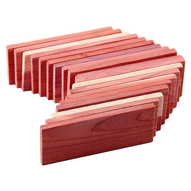 Cedar Space Cedar Blocks for Closet Storage, 100% Nature Aromatic Red Ceder Blocks Cedar Planks 16 Pcs