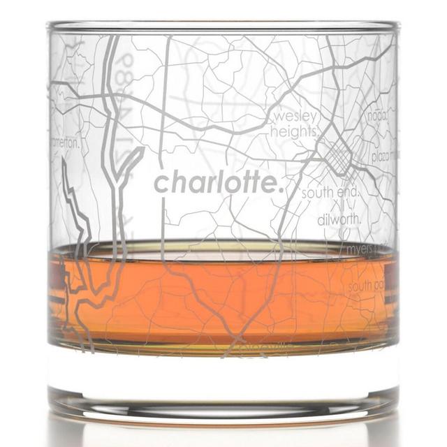Custom City Map Rocks Glass | Any City / Town Personalized | Etched Whiskey Glass (11oz) | Engraved Bourbon Glass | Custom Glassware Gift