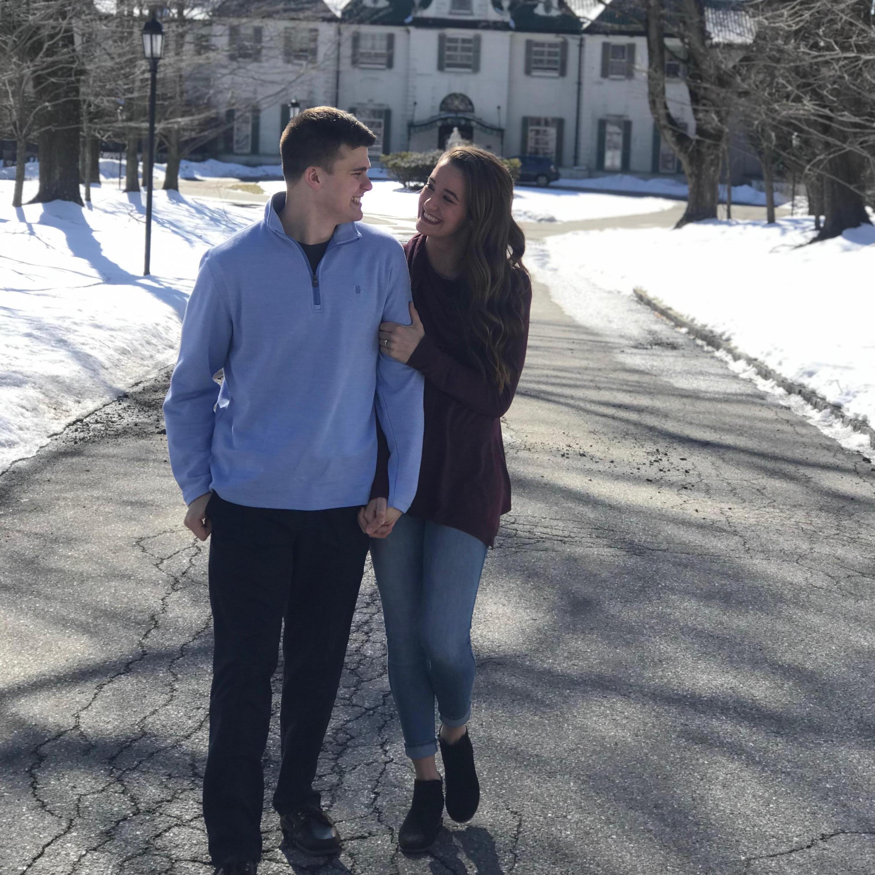 Winter Engagement Photo!