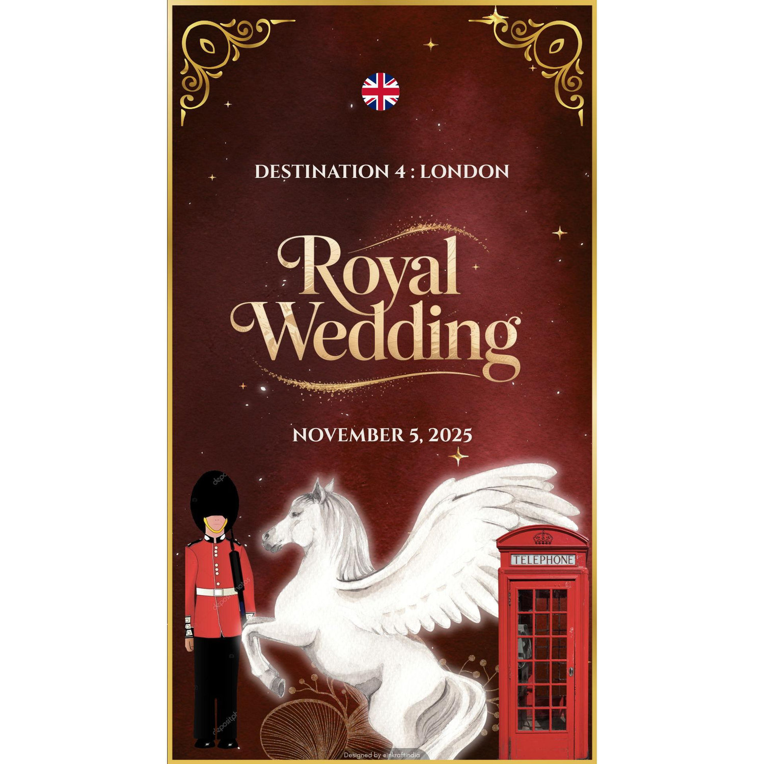 WEDDING - 5th November , 2025                 
 
Attire : Royal Indian