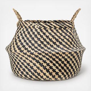 Woven Seagrass Basket with Handles