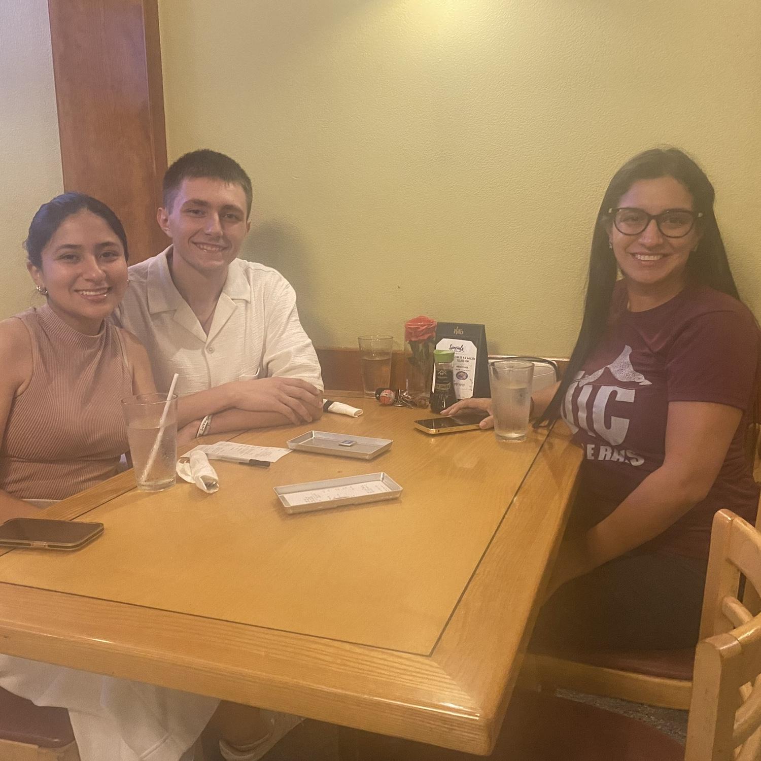 Eating sushi together with Laura’s friend 🍱