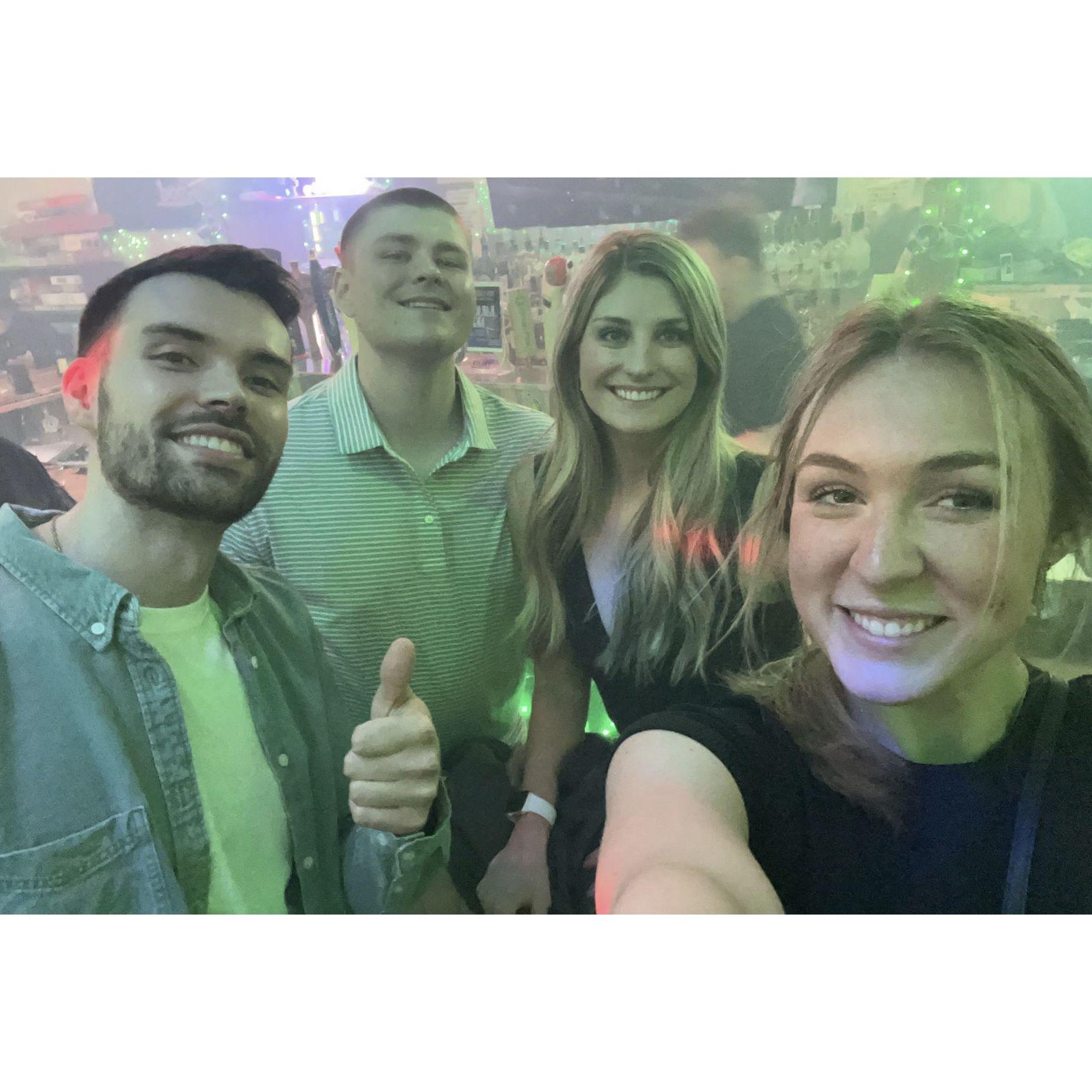 First family meeting! Marissa met Justina and Mitch met Sean for the first time