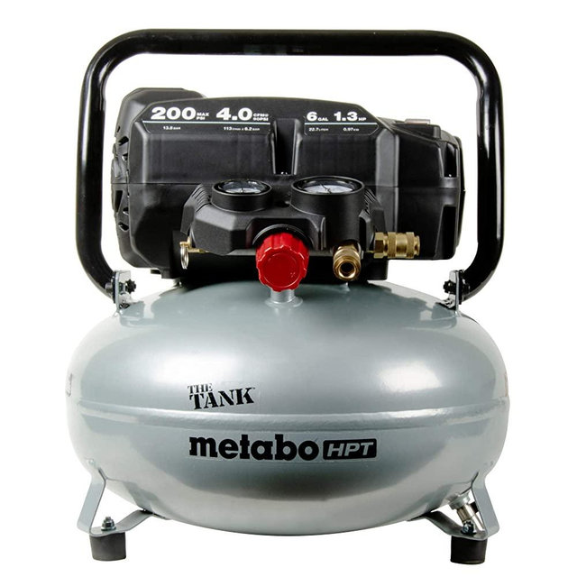 Metabo HPT "THE TANK" Pancake Compressor, 200 PSI, 6 Gallon (EC914S)