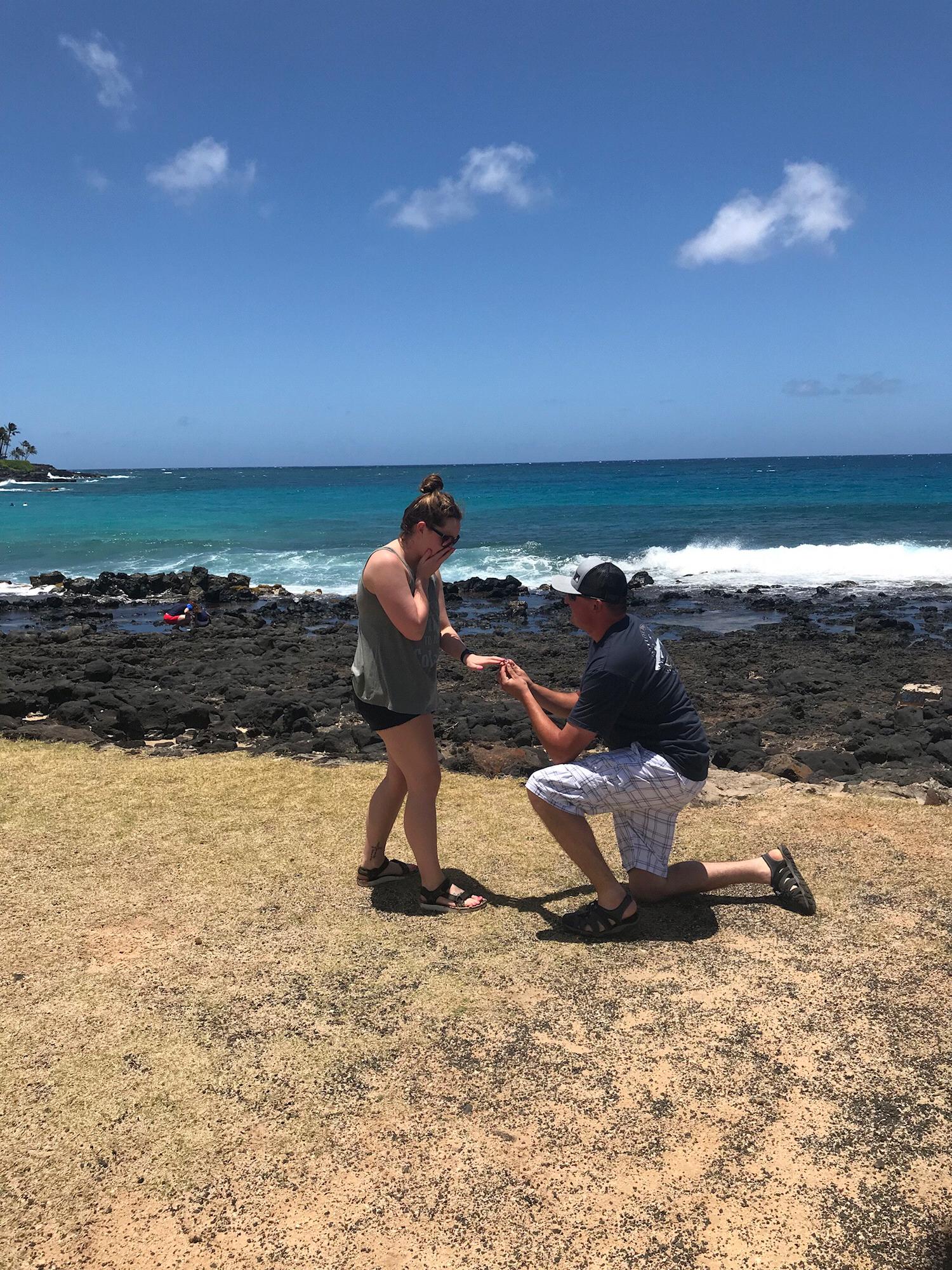 She said “yes!!”
