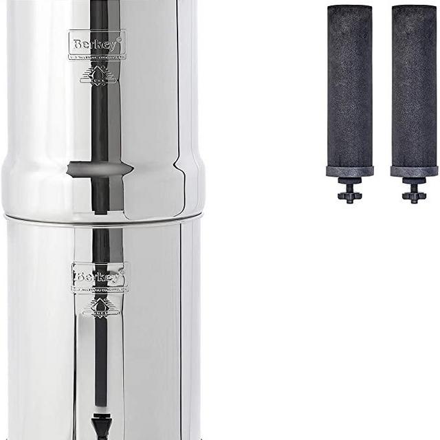 Royal Berkey Gravity-Fed Water Filter with 2 Black Berkey Purification Elements