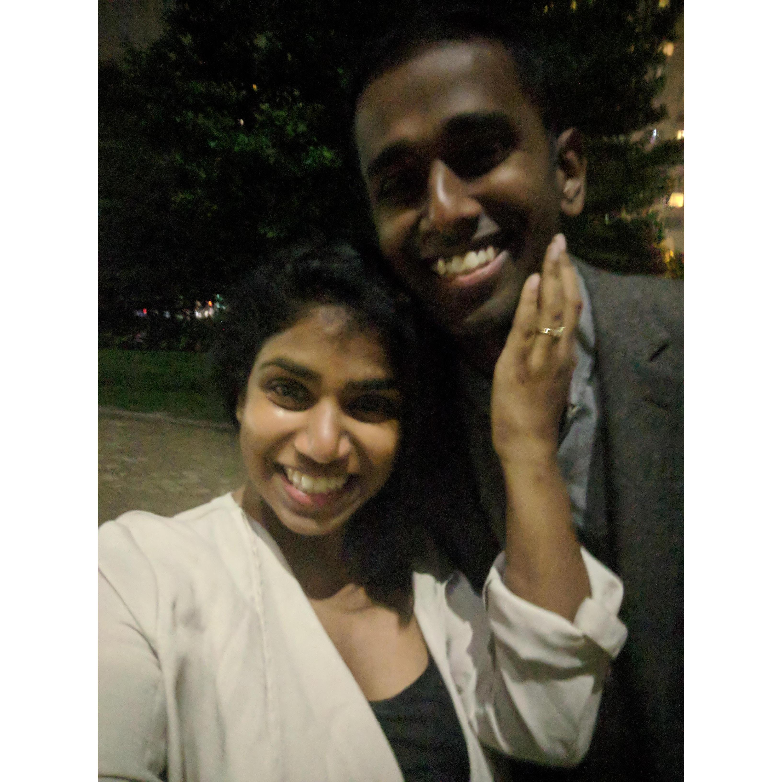 Only to come back to the place it all started for our engagement <3

(Boston, 2018)