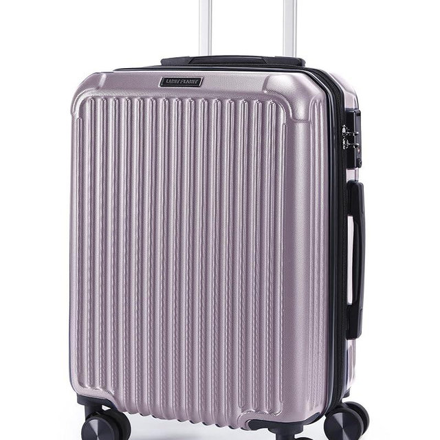 LIGHT FLIGHT Carry On Luggage 22x14x9 Airline Approved, Durable Hard Shell Carry On Suitcases with Wheels, Expandable Hardside Lightweight Travel Luggage with TSA Lock 20 Inch Carry on, Rose Purple