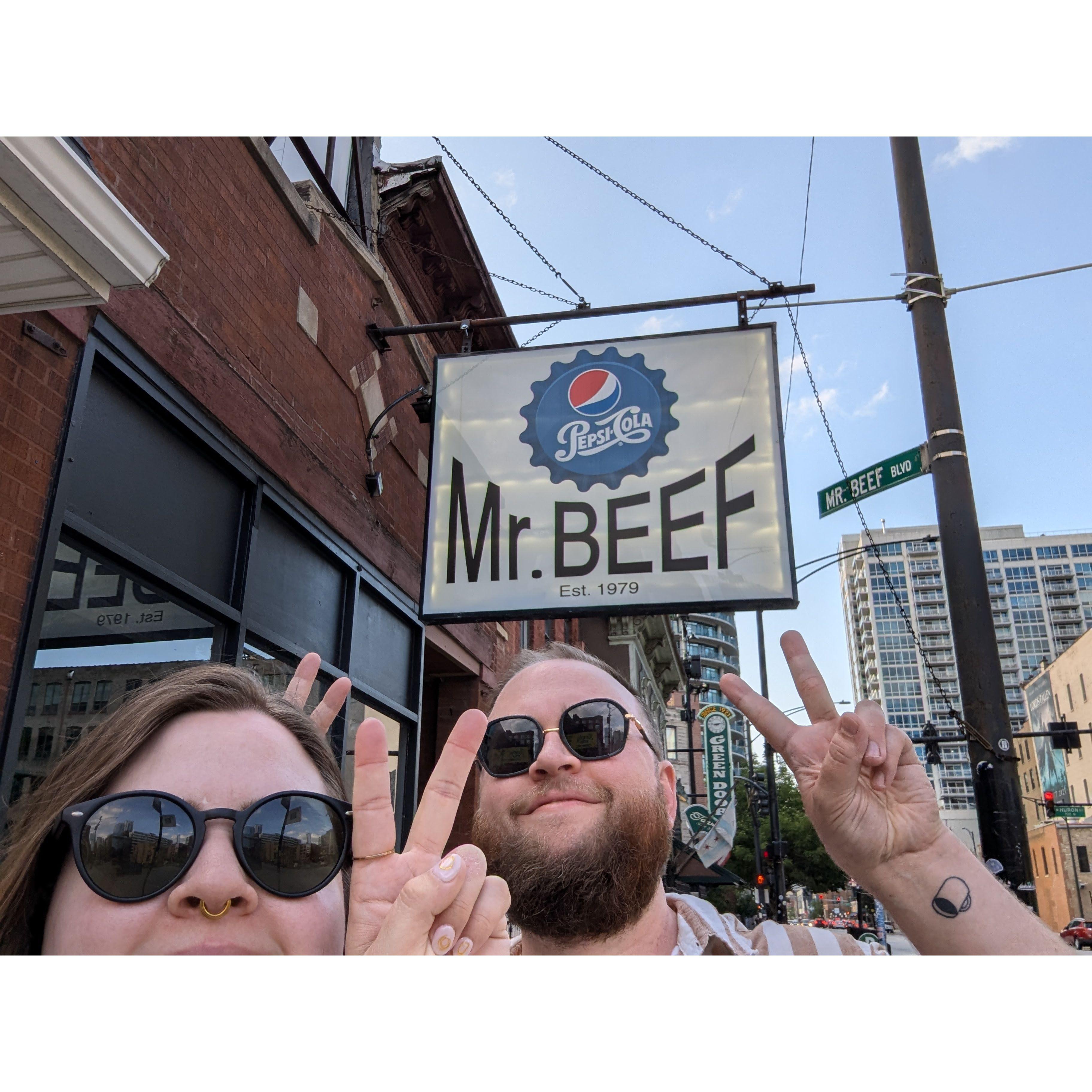 Chicago, Illinois
"Mr. Beef"
2024