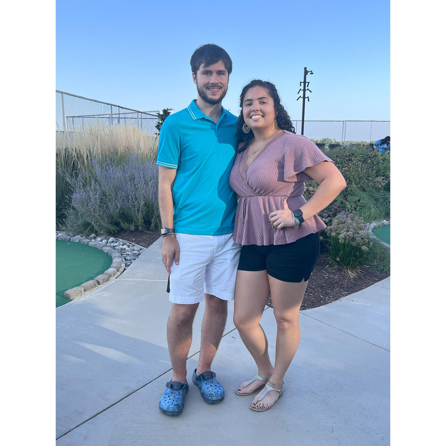 Karla's birthday with a little putt putt