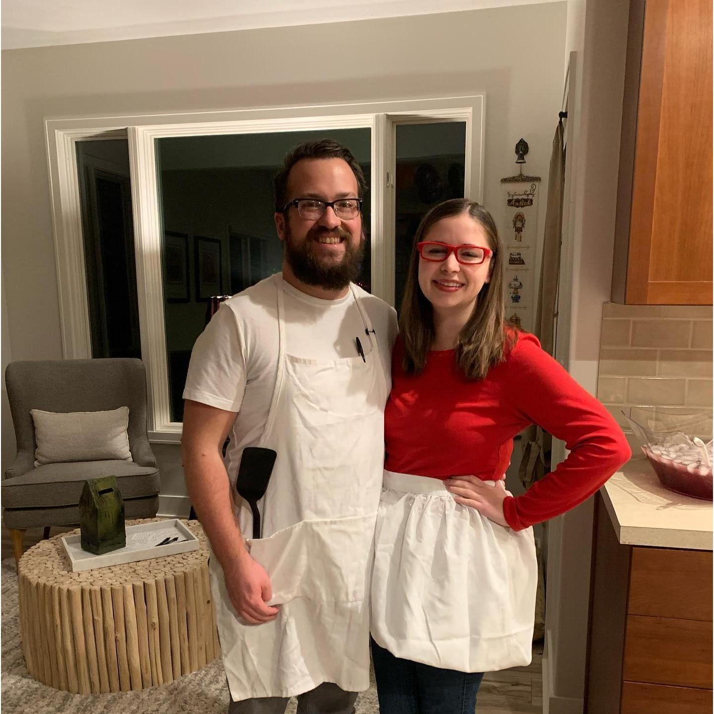 We finally got to put together a couple's costume after two years of dating