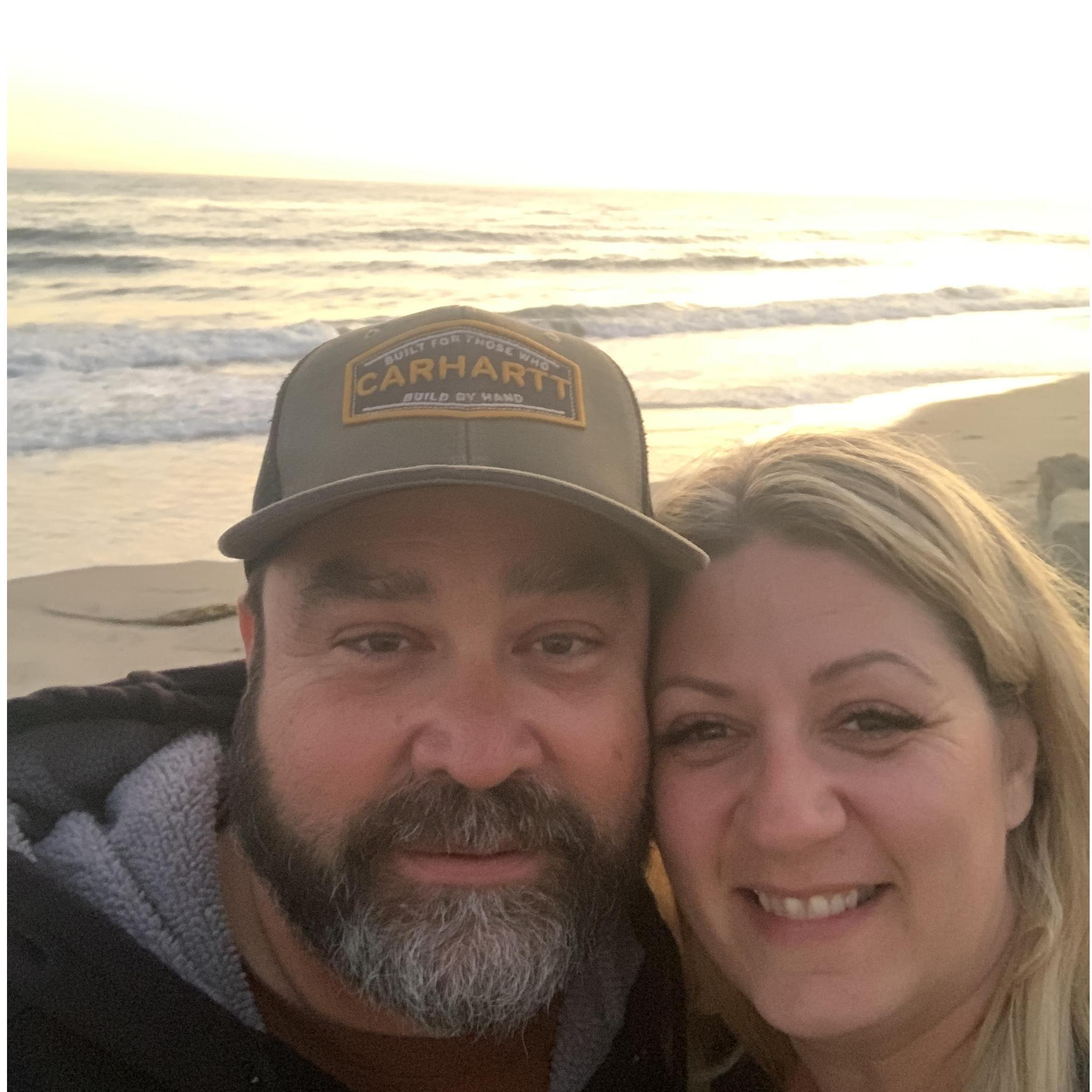 Beach camping