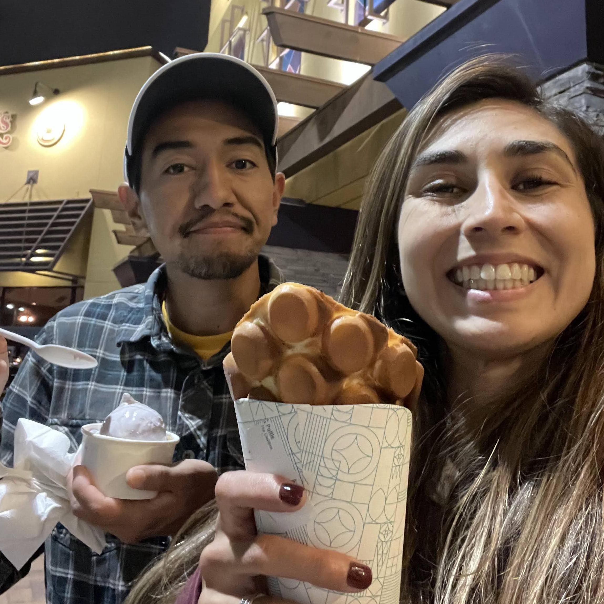 Ice cream is our favorite dessert and have had many many ice cream dates!
