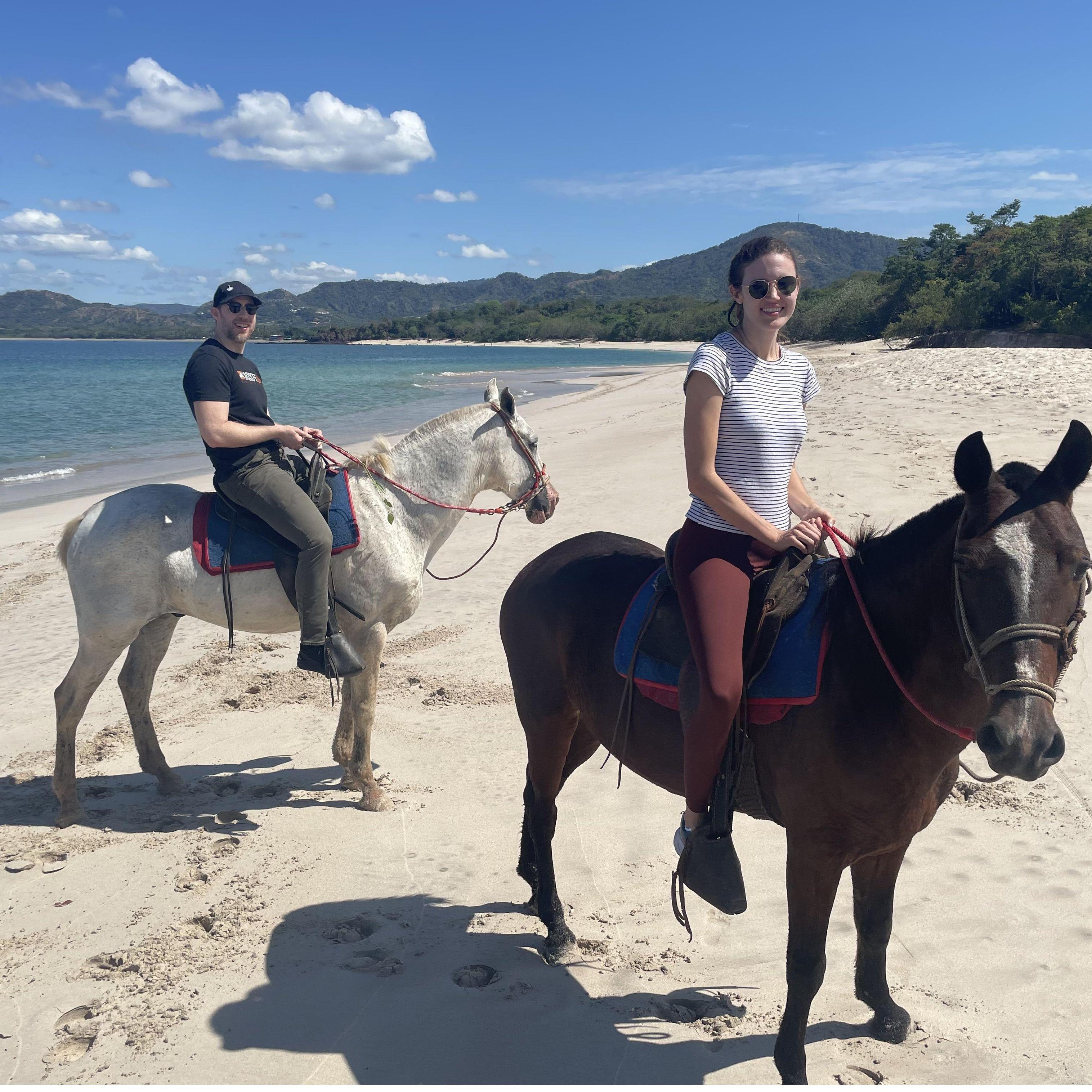 Jeff's first time on a horse