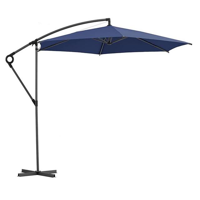 Gardesol 10FT Umbrella Outdoor Patio, Fade Resistant Sunbrella With Sturdy Ribs, UV Protection, Offset Patio Umbrella for Porch, Decks, Poolside, Backyard, Garden