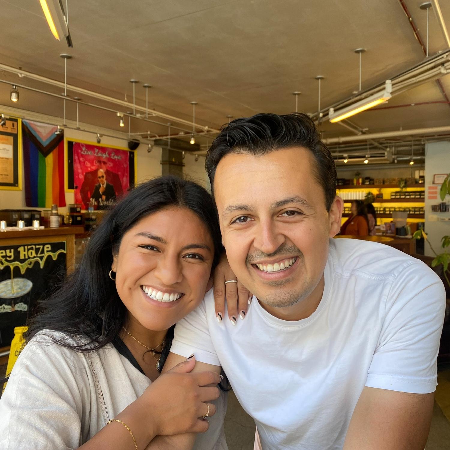 The future maid of honor took this photo right after we stuffed ourselves with unlimited paella