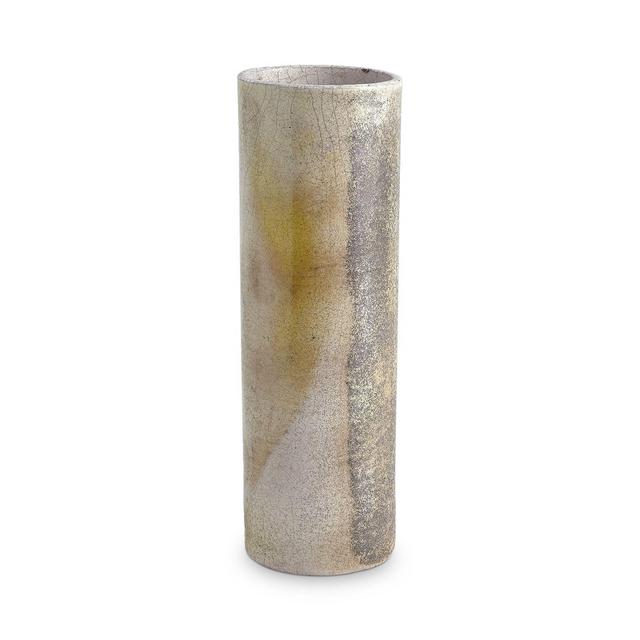 Global Views Large Golden Raku Vase