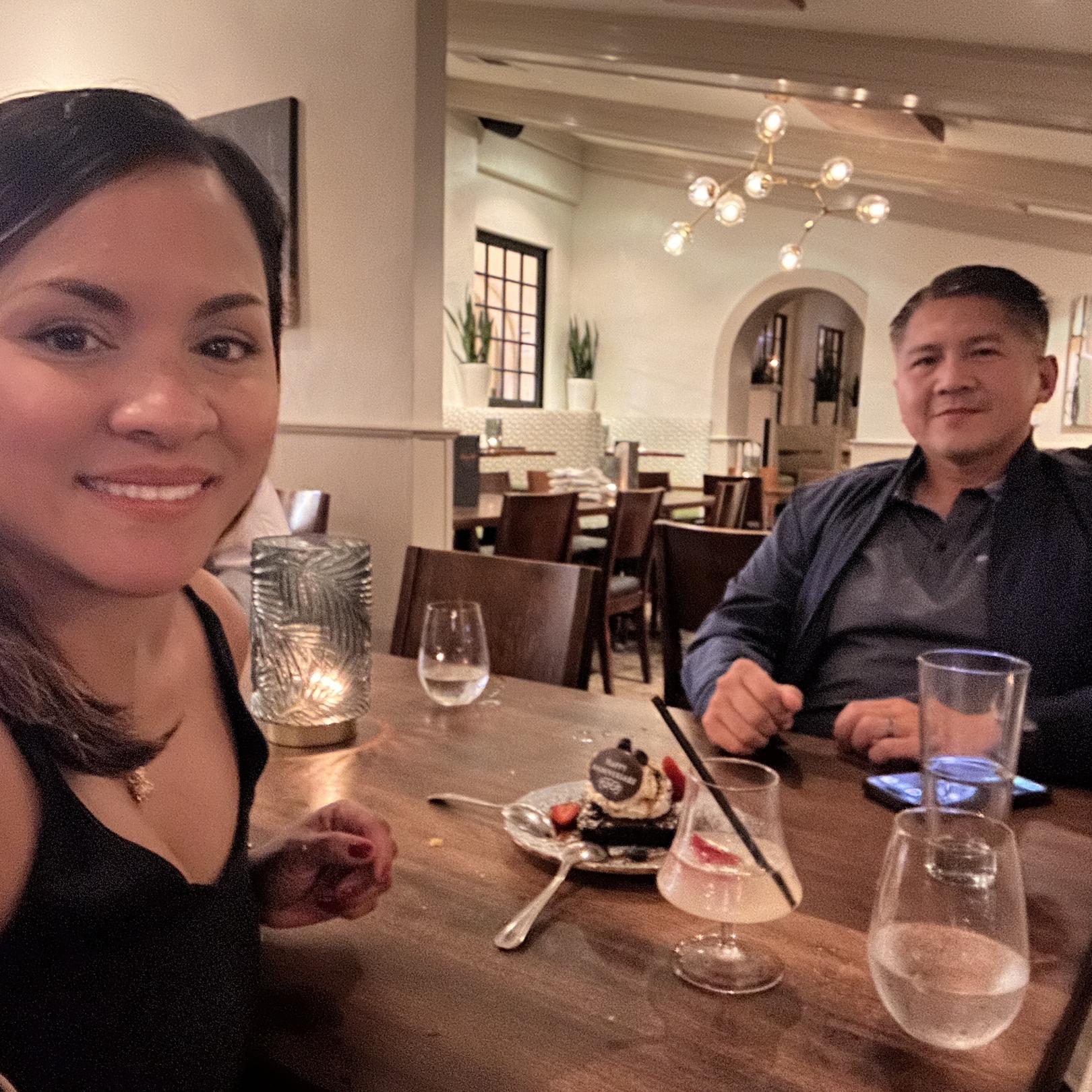 Our anniversary dinners are always my favorite part of the year - just us, making memories and celebrating the love we’ve built.