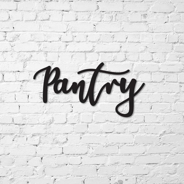 Pantry Sign / Pantry Metal Word /...