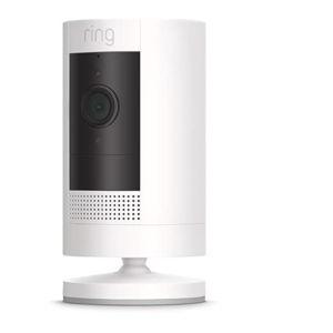 Ring Outdoor Cam (Stick Up Cam) | Weather-Resistant Outdoor Camera, Live View, Color Night Vision, Two-Way Talk, Motion alerts, Works with Alexa | White