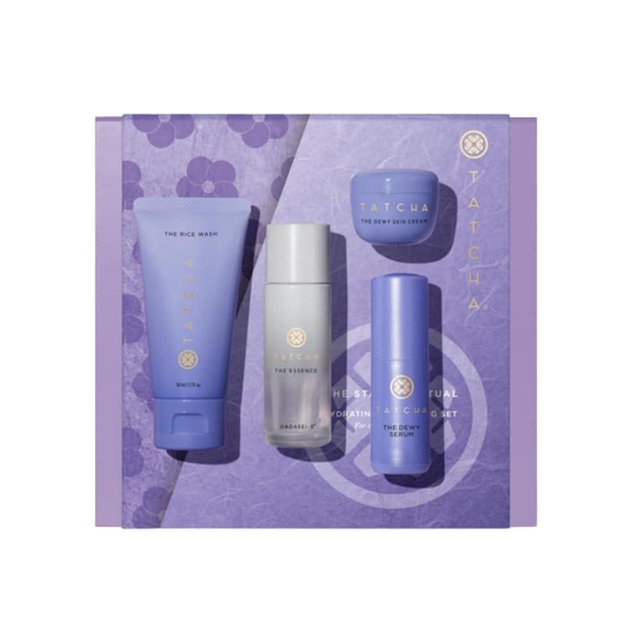 Tatcha The Starter Ritual Set - Ultra Hydrating for Dry Skin | 2 Week Introductory Set | $98 Value