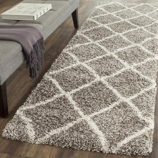 Hudson Diamond Shag Runner