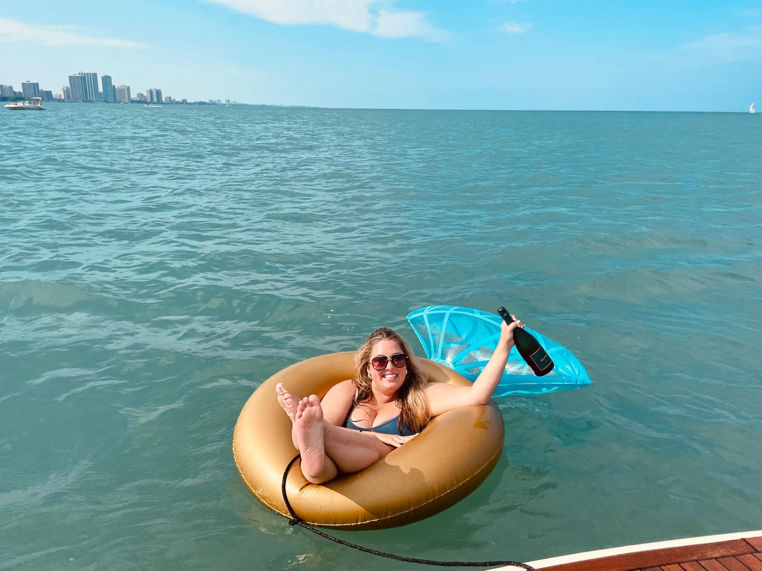 Never one to miss a celebration... especially of one's own!
Lake Michigan, Chicago 2023