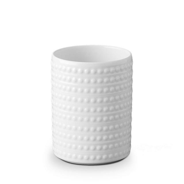 L'Objet - Perlee White Short Vase