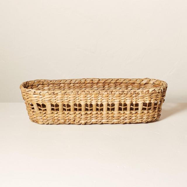 Natural Woven Oblong Bread Basket - Hearth & Hand™ with Magnolia
